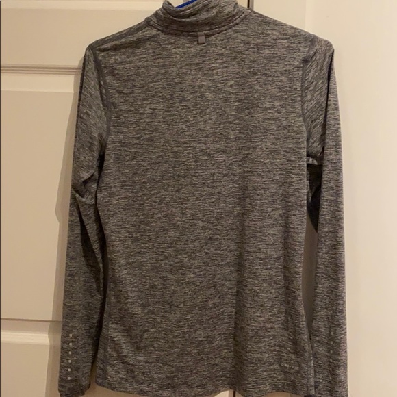 NIKE DRI FIT HALF ZIP REFLECTIVE LONG SLEEVE - Picture 3 of 3